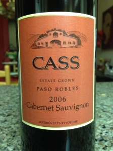 A fantastic cabernet...the 2006 Cass Cab. Creamy, rich taste with a soft as velvet finish. Outstanding.